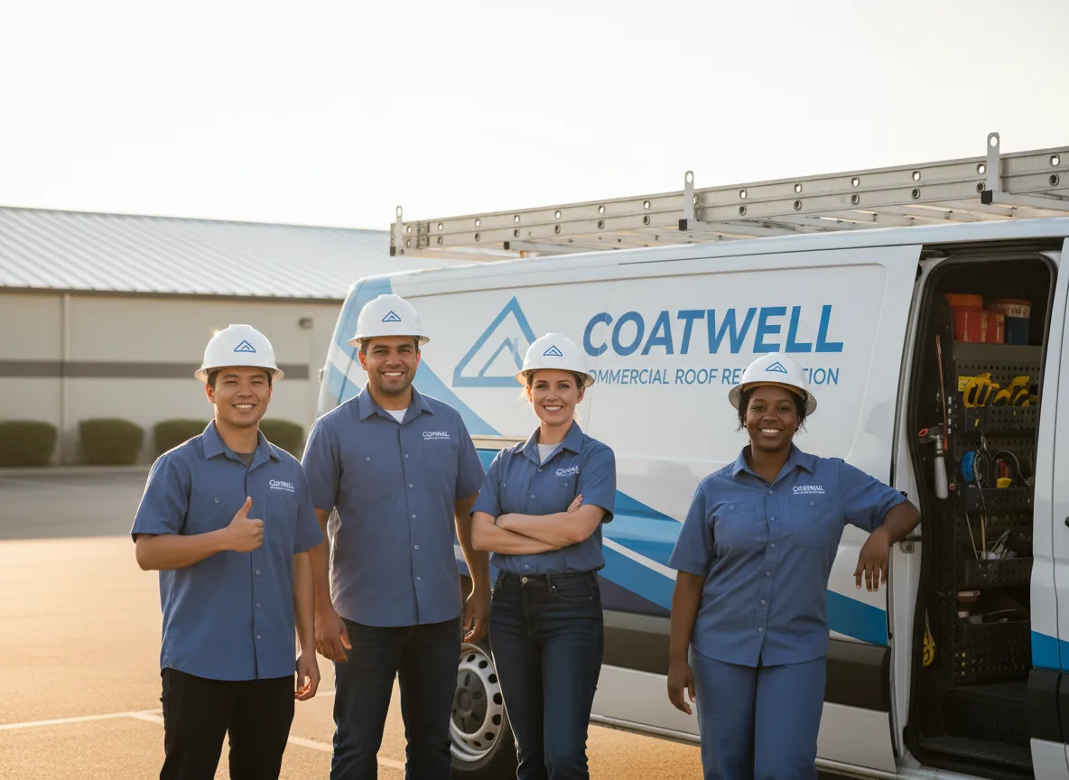 Commercial roof coating company in Houghton, IA